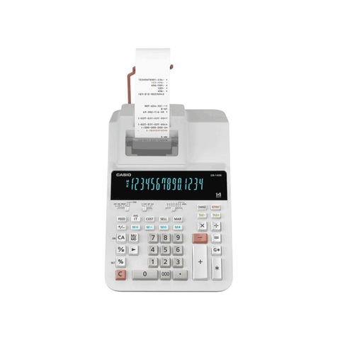 Casio Printing Calculator (White) DR-140R-WE 