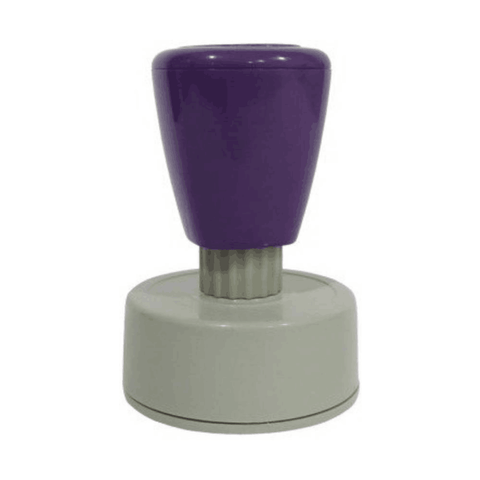 Eleganza Self Inking Customised With Clear Impression Pre-Inked Rubber Stamp 40 mm Dia