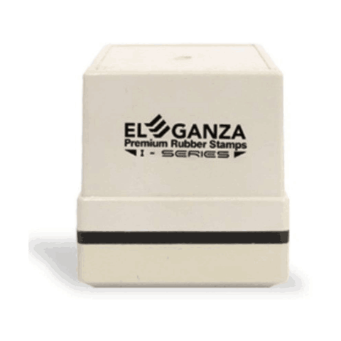 Eleganza Self Inking Customised With Clear Impression Pre-Inked Rubber Stamp 52 x 33 mm