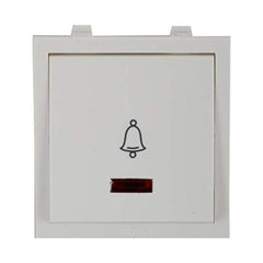 Havells REO 10A Mega Bell Push Switch with Indicator AHBMBIW101 
