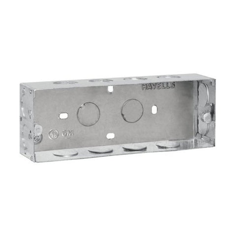 Havells REO 6 Module Flush Metal GI Boxes AHBXMIIX06 
