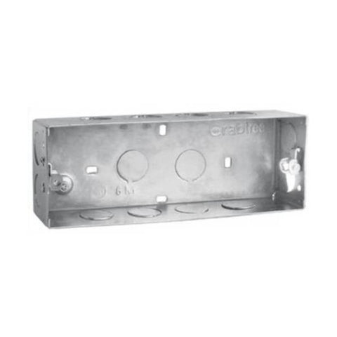 Havells REO 8 Module Flush Metal GI Boxes AHBXMIIX08 