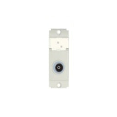 Norisys Square Series Coaxial TV Socket 1 Module S7797 .01