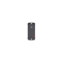 Norisys Square Series Bell Switch With Indicator  6A 1Module S7311 .23 