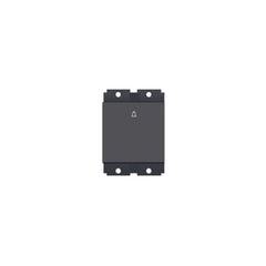Norisys Square Series Palm Bell Switch 6A 2Module S7340 .23