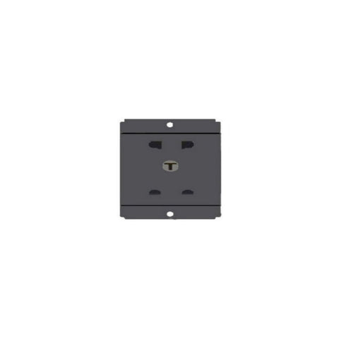 Norisys Square Series  3+2 Pin And 2 Pin Shuttered Socket 6A S7412 .23 