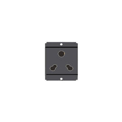 Norisys Square Series 3 Pin Shuttered Socket 16A/6A S7332 .23