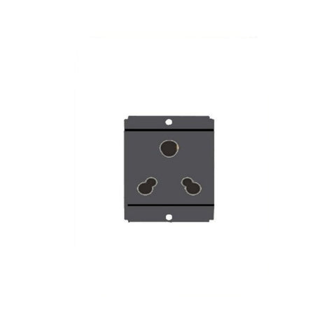 Norisys Square Series 3 Pin Shuttered Socket 25A/6A S7732 .23 