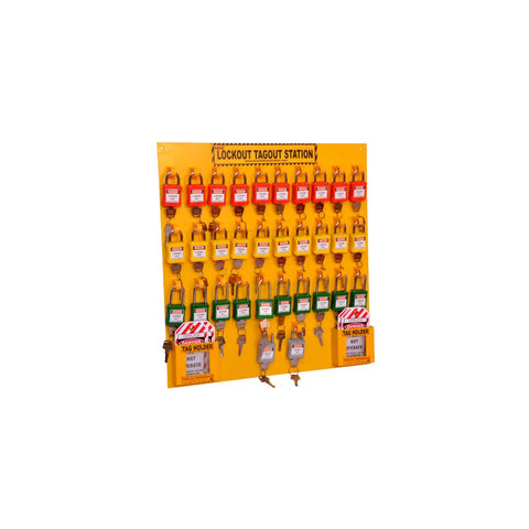 Asian Loto Open Lockout padlock station WITHOUT PADLOCK ALC-PSK 