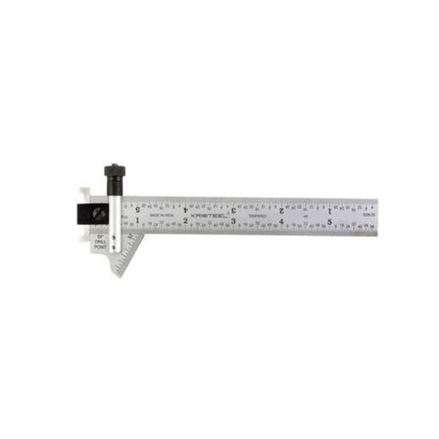 Kristeel Shinwa Hook Rule Cum Drill Point Gauge Assembly HRDPG 