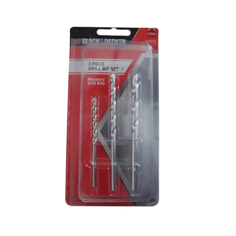 Black & Decker Masonry Drill Bit Set